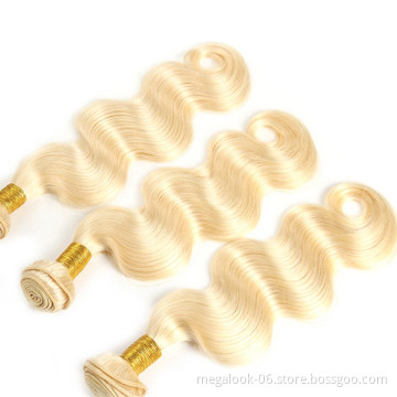 613 Blonde Human Hair Weave,Sew In Human Hair Extensions Blonde